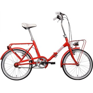 MBM Fietsen MBM Vouwfiets 20 Inch Angela Rood 2 Handremmen