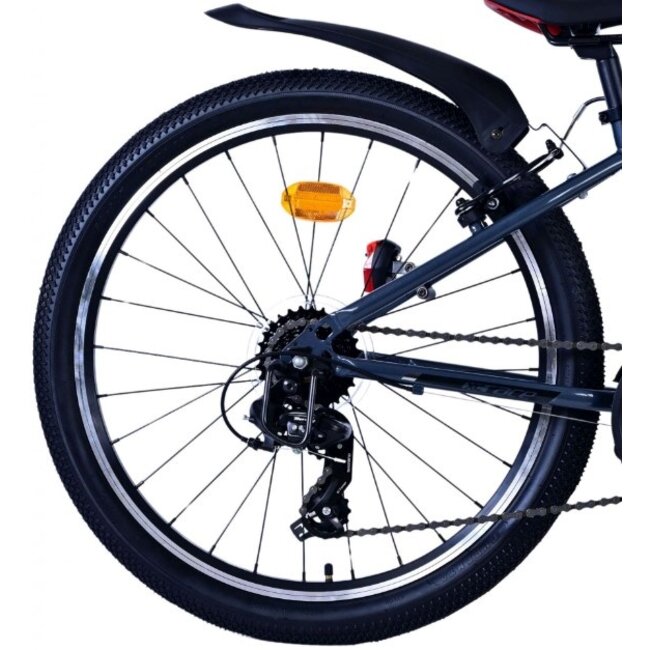 Jongens Mountainbike 24 Inch Volare XC Race 21V Rood 22561