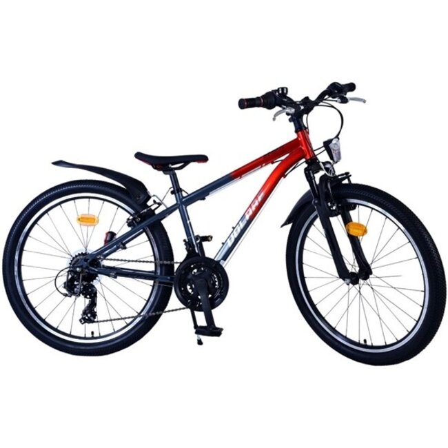 Jongens Mountainbike 24 Inch Volare XC Race 21V Rood 22561