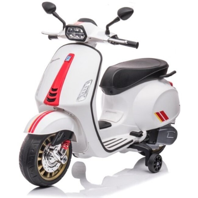 Rollzone Elektrische Kindermotor Vespa 12V Wit