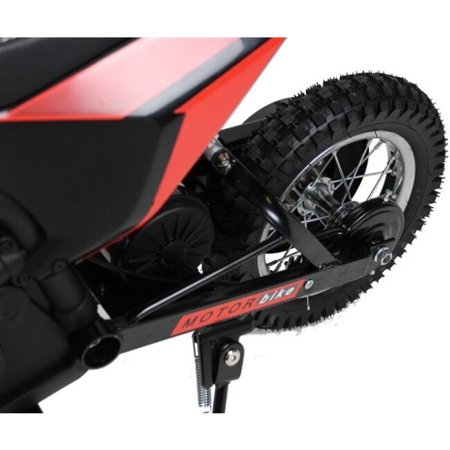 Elektrische Kindermotor Crossmotor 24 Volt Rood