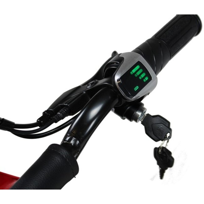 Elektrische Kindermotor Crossmotor 24 Volt Rood