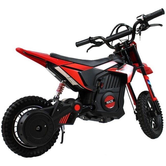 Elektrische Kindermotor Crossmotor 24 Volt Rood