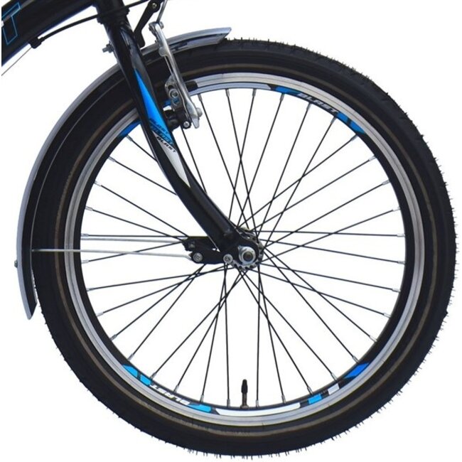 Jongensfiets 20 Inch Wings Blast 6V Blauw