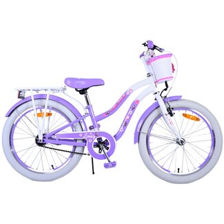 Volare Volare Meisjesfiets 20 Inch Lovely Paars 22123 - Terugtraprem
