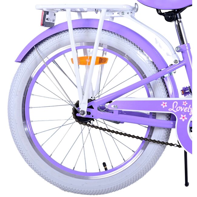 Meisjesfiets 20 Inch Volare Lovely Paars 22123