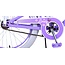 Meisjesfiets 20 Inch Volare Lovely Paars 22124