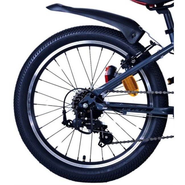 Jongens Mountainbike 20 Inch Volare XC Race 7V Rood 22161