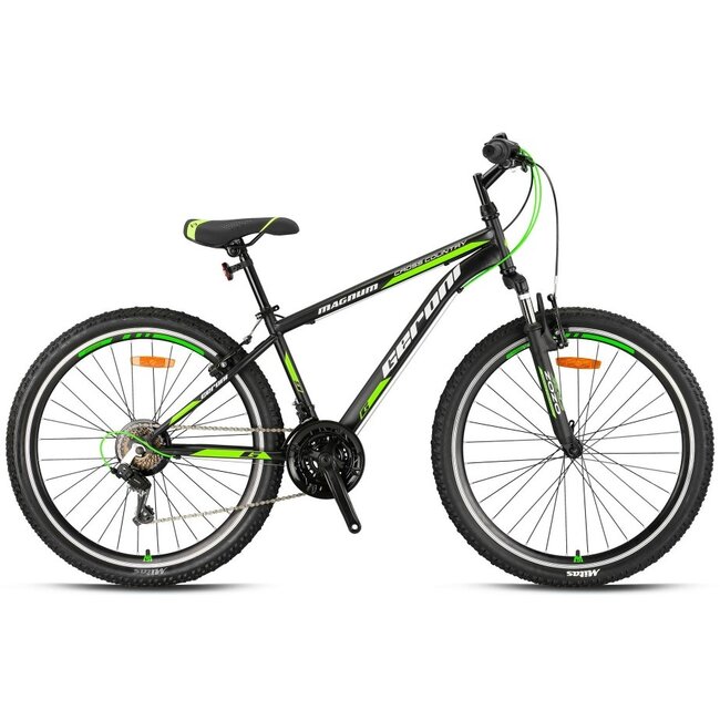 Geroni Jongens Mountainbike 24 Inch Magnum 21 Versnellingen Groen 2025