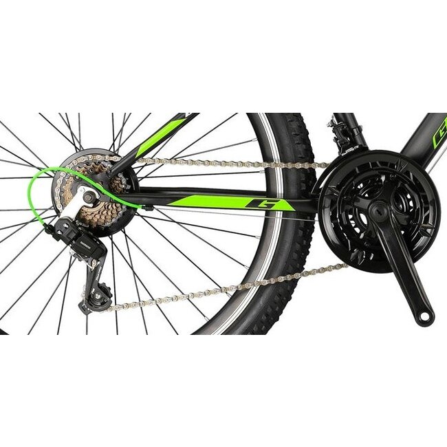 Jongens Mountainbike 24 Inch Geroni Magnum Groen