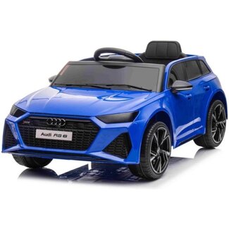 Audi Elektrische Kinderauto Audi RS6 Blauw - 2e Kans
