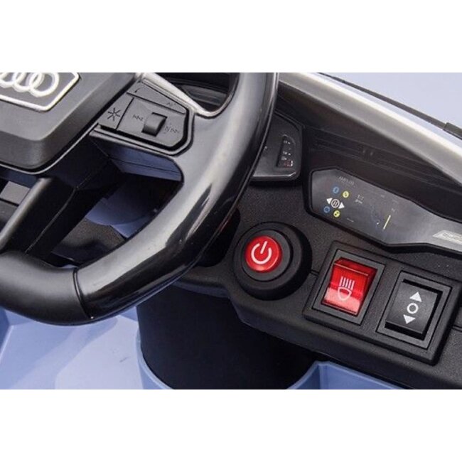 Rollzone Elektrische Kinderauto Audi RS6 Blauw - Showroom Model