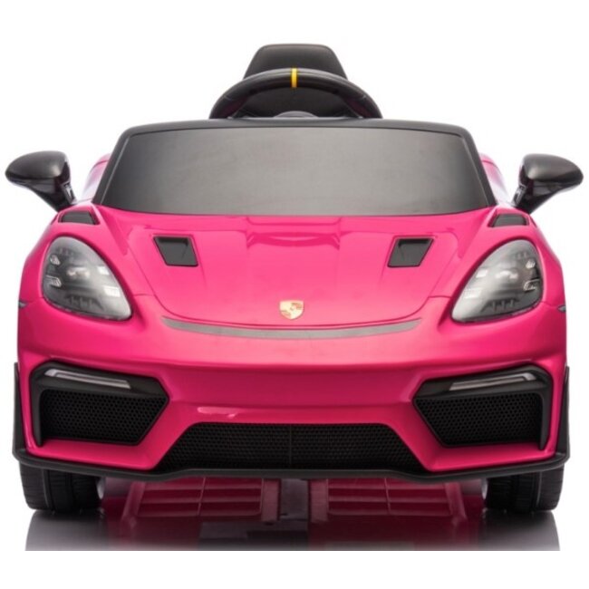 Rollzone Elektrische Kinderauto Porsche 718 Spyder RS Roze