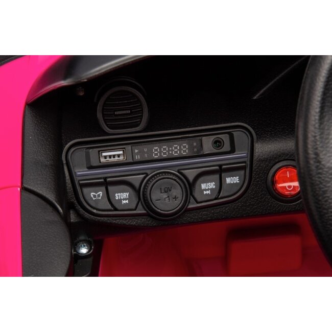 Rollzone Elektrische Kinderauto Porsche 718 Spyder RS Roze