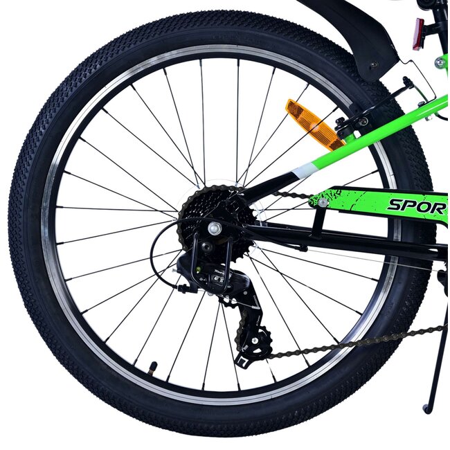 Jongensfiets 24 Inch Volare Sportivo 7V Groen 24116