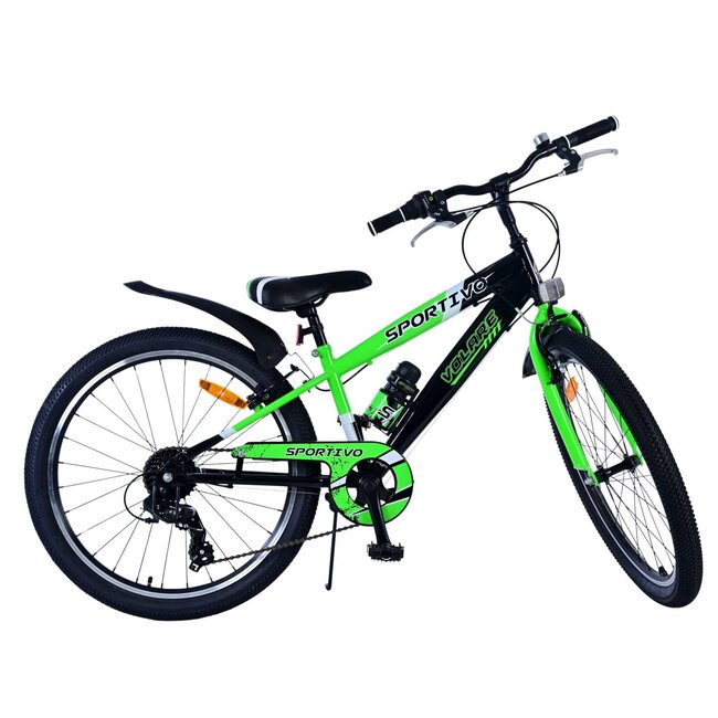 Jongensfiets 24 Inch Volare Sportivo 7V Groen 24116