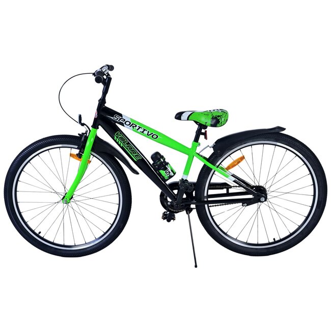 Volare Sportivo Jongensfiets 26 Inch Groen 26114 - Terugtraprem