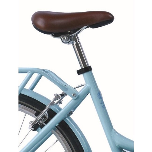 Meisjesfiets 24 Inch Retro Lichtblauw - 2e Kans