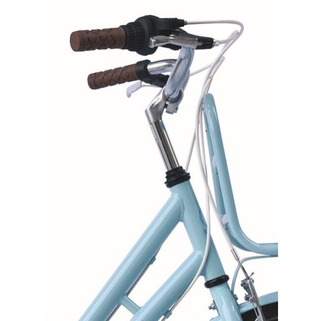 Meisjesfiets 24 Inch Retro Lichtblauw - 2e Kans