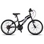 Geroni Meisjes Mountainbike 24 Inch Swan Lady 21V Zwart