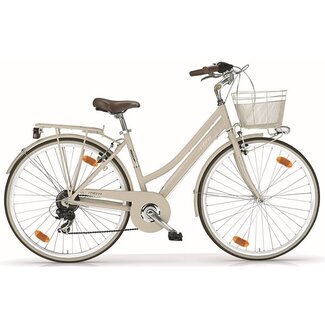 MBM Fietsen MBM Aluminium Damesfiets 28 Inch Boulevard 6 V Creme - Showroom Model