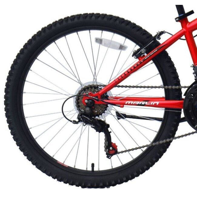 Marlin Jongens Mountainbike 24 Inch Matador 18 Versnellingen Rood
