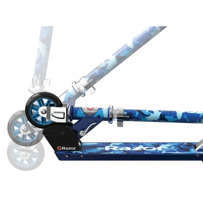 Opvouwbare Step Razor Shark Camo Blauw - 2e Kans