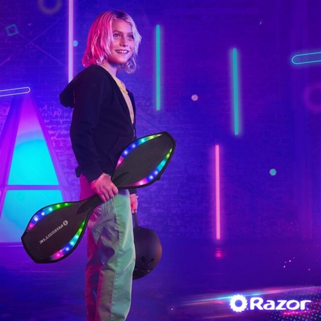 Razor Ripstik of Waveboard Ripster Lightshow Zwart - Showroom Model
