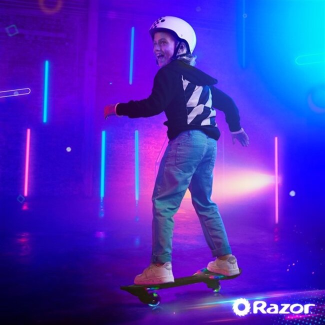 Razor Ripstik of Waveboard Ripster Lightshow Zwart - Showroom Model