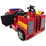 Rollzone Elektrische Kinderauto Brandweerwagen Rood