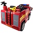 Rollzone Elektrische Kinderauto Brandweerwagen Rood