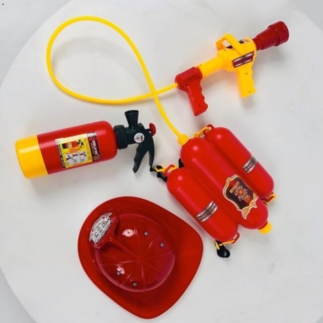 Rollzone Elektrische Kinderauto Brandweerwagen Rood