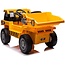 Elektrische Kinderauto Werk Voertuig Met Bak Geel