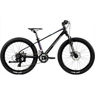 Lombardo Fietsen Lombardo Jongens MTB Brera 24 Inch 21V Zwart