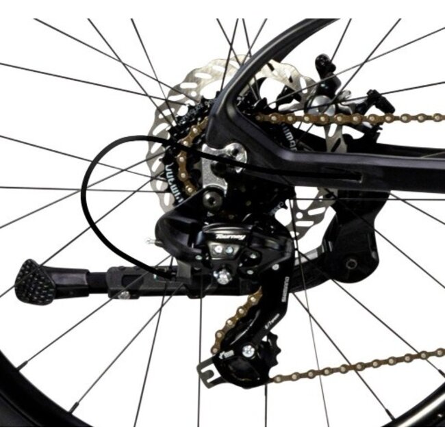 Lombardo Jongens Mountainbike Brera 24 Inch 21 Versnellingen Zwart