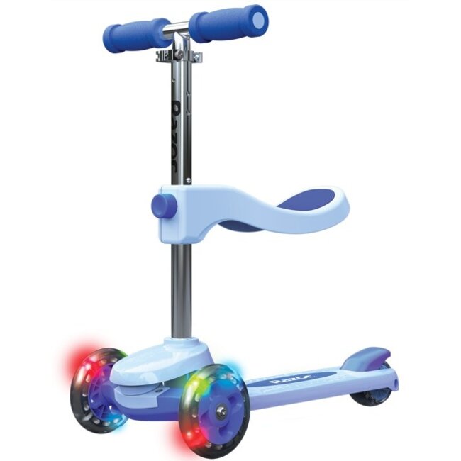 Razor Rollie 2 in 1 Step 3 Wielen Met Licht Blauw