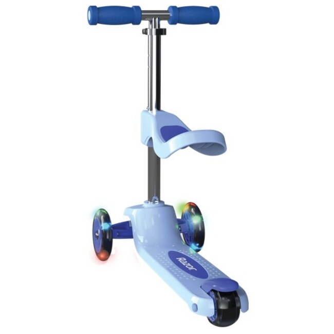 Razor Rollie 2 in 1 Step 3 Wielen Met Licht Blauw