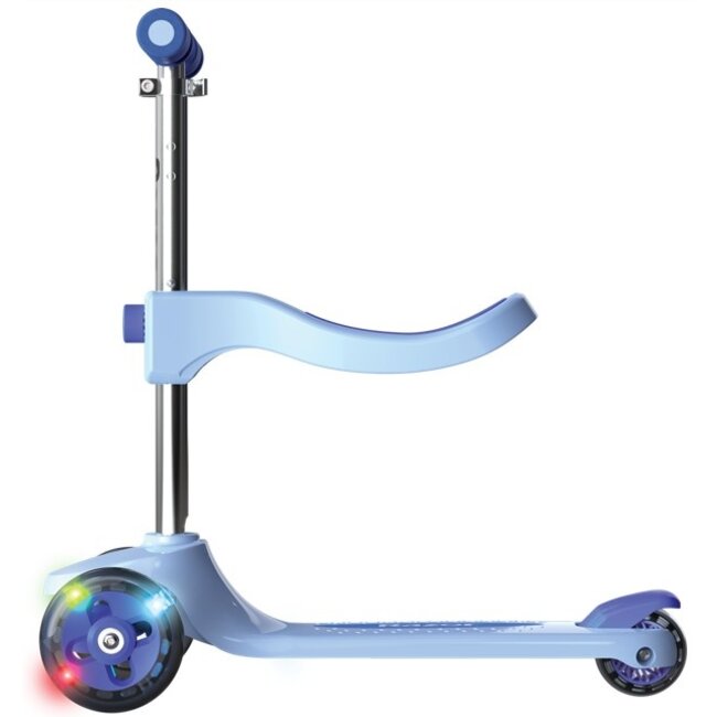 Razor Rollie Driewiel Step 2 in 1 Met Licht Blauw