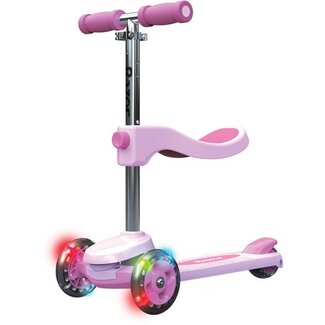 Razor Razor Rollie 2 in 1 Step 3 Wielen Met Licht Roze