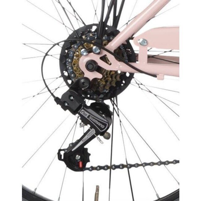 MBM Meisjesfiets 24 Inch Agora 6 Versnellingen Roze