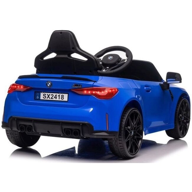 Rollzone Elektrische Kinderauto BMW M4 Blauw - 2e Kans