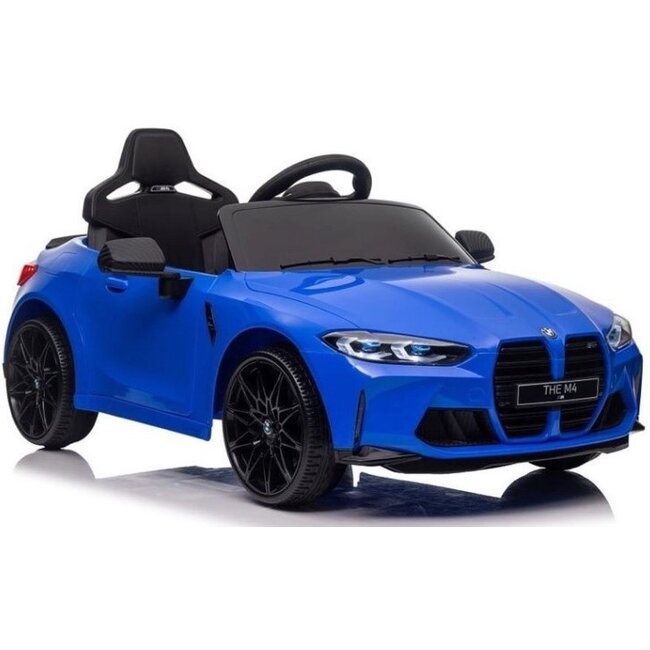 Rollzone Elektrische Kinderauto BMW M4 Blauw - Showroom Model
