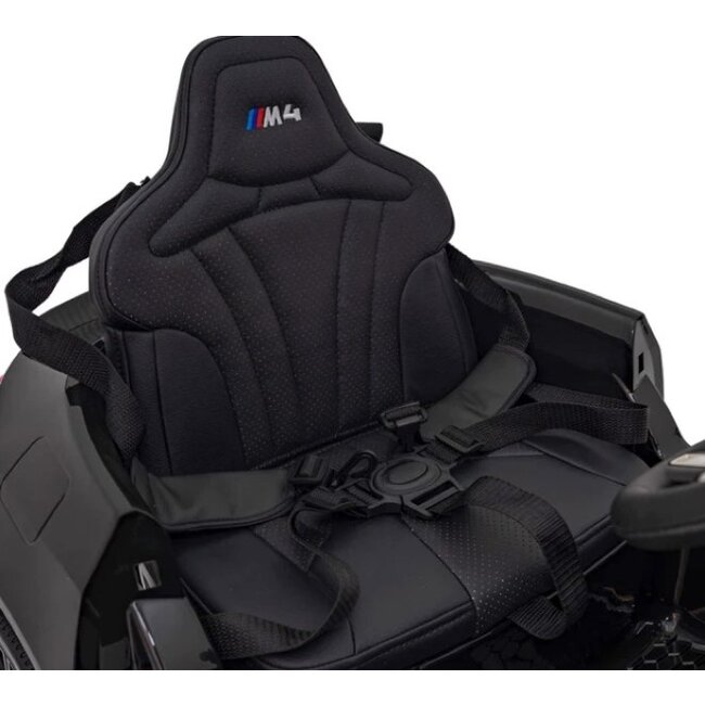 Rollzone Elektrische Kinderauto BMW M4 Blauw - Showroom Model