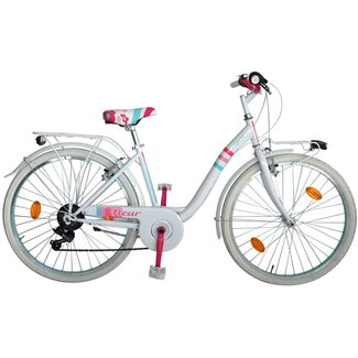 MBM Fietsen Meisjesfiets 26 Inch MBM Fleur Wit - 2e Kans