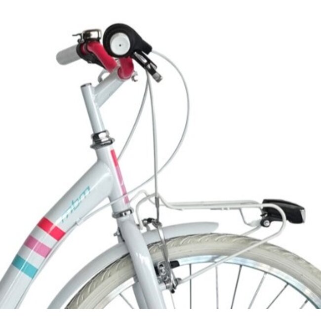 Meisjesfiets 26 Inch MBM Fleur Wit - 2e Kans