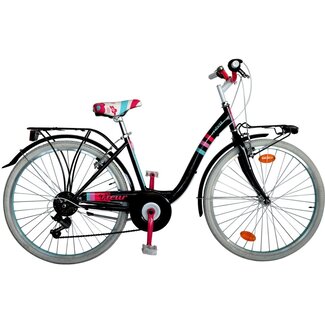 MBM Fietsen Meisjesfiets 26 Inch MBM Fleur Zwart