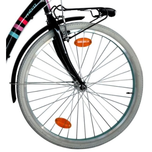 MBM Meisjesfiets 26 Inch Fleur 6 Versnellingen Zwart