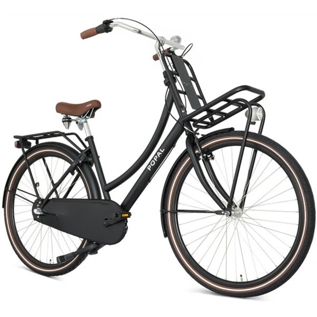 Popal Transportfiets 28 Inch Daily Dutch Basic+ 3V Zwart