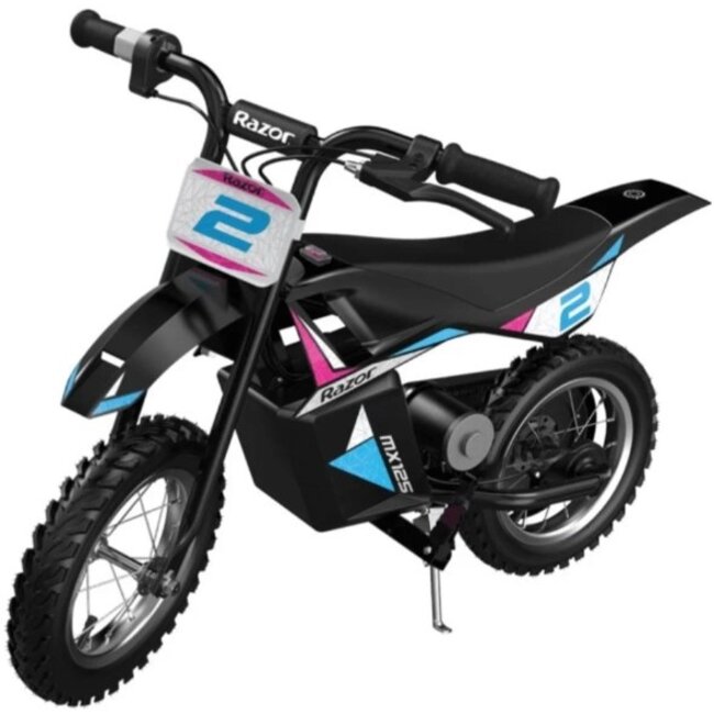 Elektrische Kindermotor Razor MX 125 Zwart