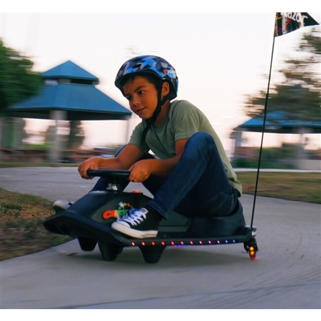 Razor Elektrische Drift Kart Crazy Cart Shift Lightshow Li-ion